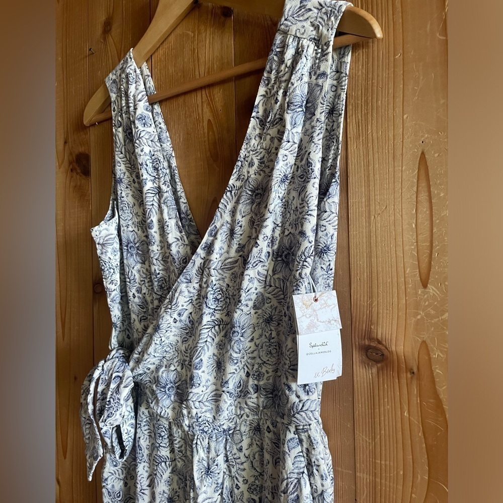 NWT Splendid x Cella Jane Blog printed surplus jumpsuit - Picture 8 of 10